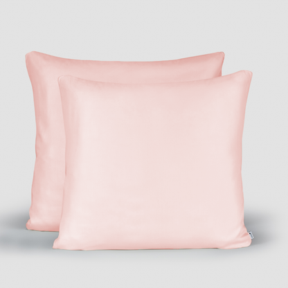 Fronha 100% bambu Momo Cotton cor branco pérola 80x80 cm – toque ultra macio e acabamento acetinado, sustentável e respirável