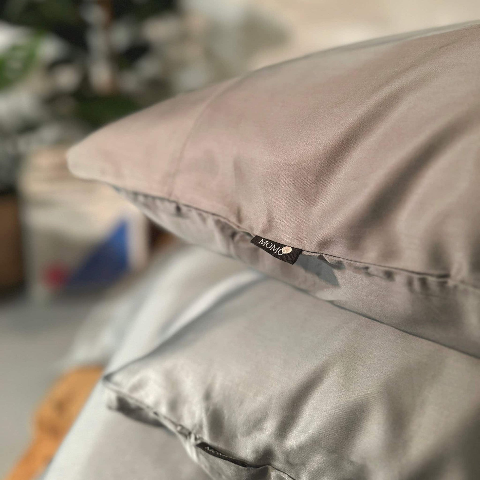 Grey bamboo pillows – soft, breathable and sustainable