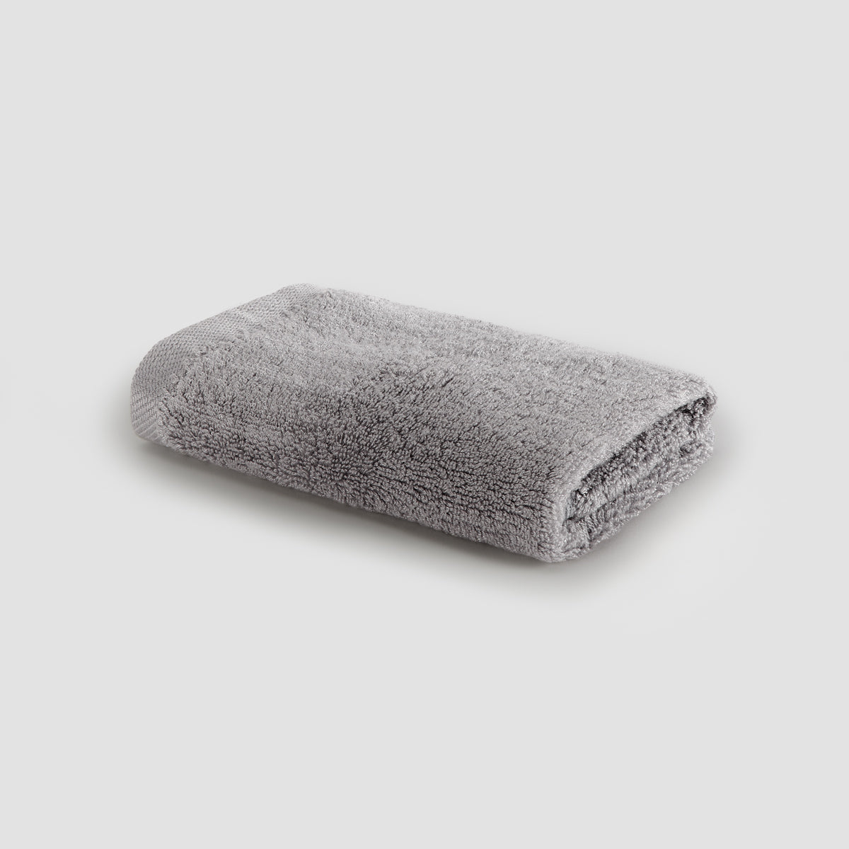 Toalha de mão cinzento em bambu da Momo Cotton – macia, absorvente, seca rápido e sustentável