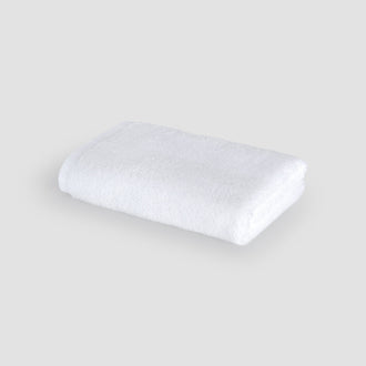 Toalla de mano blanca de bambú Momo Cotton – suave, absorbente, secado rápido y sostenible